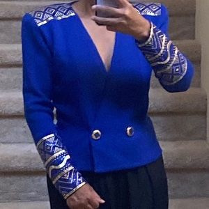 ST JOHN Embellished Jacket